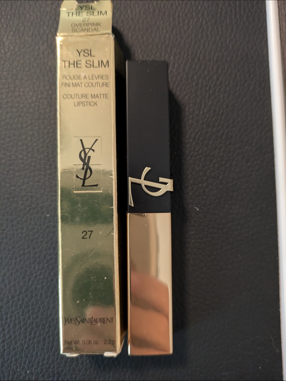 Yves Saint Laurent Slim Lipstick in 27 Overpink Scandal